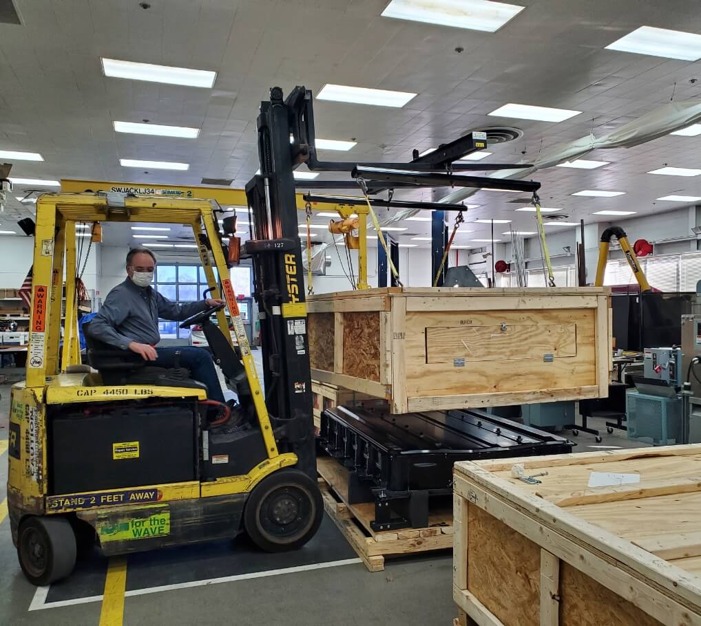 UN Certified Wood Crate Testing